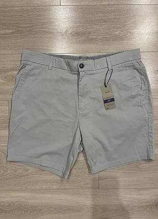 Світло-сірі чоловічі шорти чинос next stretch slim fit із бірками w38