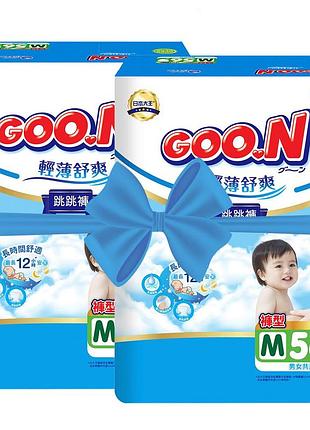 Трусики-підгузки goo.n slim & comfortable (розмір 3(m), 7-12 кг, 112 шт)
