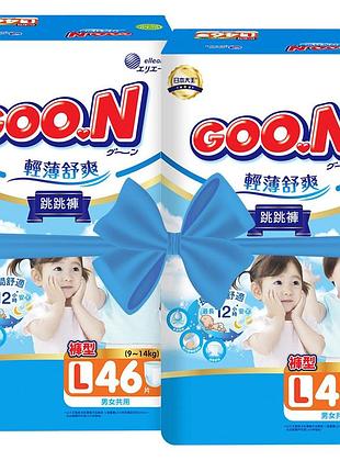 Трусики-підгузки goo.n slim & comfortable (розмір 4(l), 9-14 кг, 92 шт)
