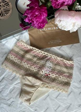 Трусики жіночі intimissimi кюлоти високі, різнокольорові, розмір s