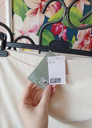 Стильна молочна юбка h&m. 3