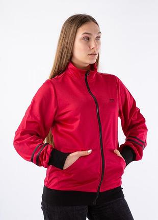 Кофта жіноча на блискавці червоний, xl