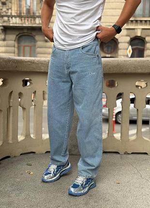 Мужские джинсы dime / dime mtl baggy jeans / джинсы dime черные / джинсы dime голубые / широкие джинсы dime mtl / брендовые оверсайз джинсы dime / джи