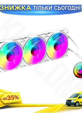 Ku система жидкостного охлаждения universal fit gamemax iceburg 360 infinity white rgb охладитель для uni2l_k
