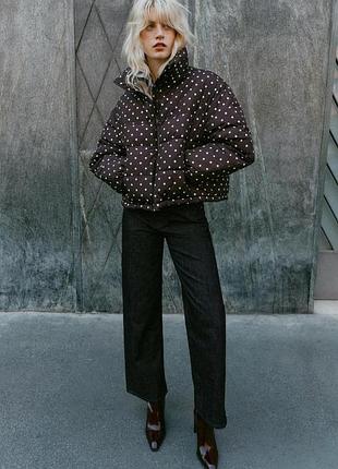 Куртка жіноча стьобаний анорак zara new