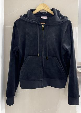 Чорне худі juicy couture sport жіноче s