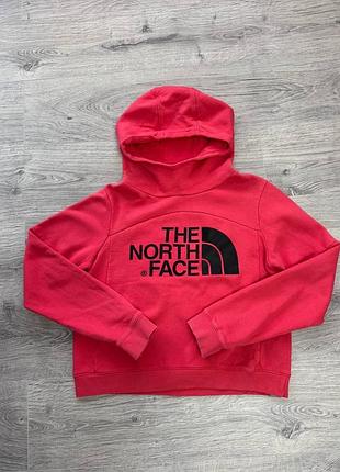 Укорочене худі жіноче the north face big logo