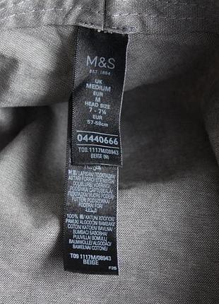 Кепка marks &amp; spencer оригинал лен! 5