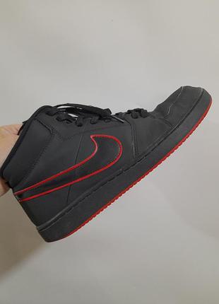 Мужские высокие кроссовки nike backboard ii mid black red (42.5 размер / 27 см)