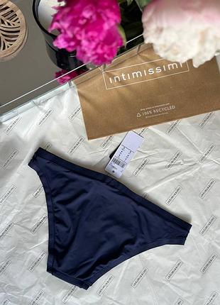 Трусики жіночі intimissimi з мікрофібри, сині, розмір s