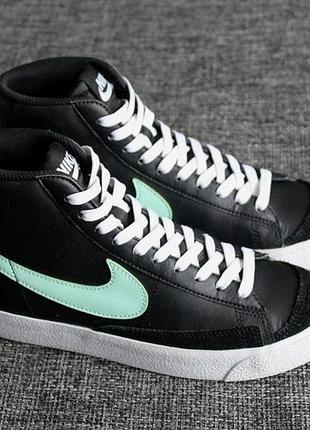 Кроссовки nike blazer mid 77 оригинал нат кожа+замша!