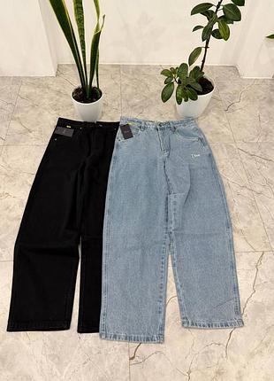 Джинсы dime mtl loose fit / dime jeans / мужские джинсы dime / оверсайз джинсы dime mtl / черные и голубые широкие джинсы dime / джинсы dime с логоты