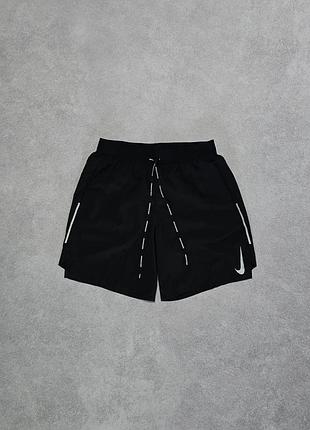 Спортивні шорти чоловічі nike running чорні, розмір s