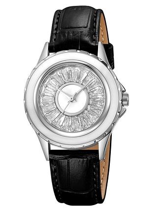 Класичний жіночий годинник skmei 2172sibk silver-black