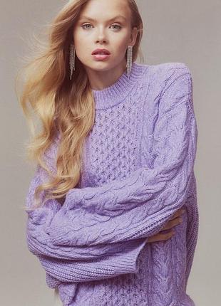 Подовжений светр в коси h&m нова колекція розмір м