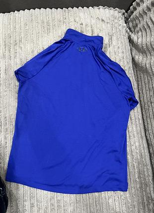 Чоловічий лонгслів under armour tech синя 2