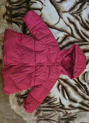 Куртка для дівчаток zara червона