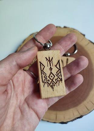 Брелокі із дерева / тризуб / україна / оберіг // handmade 🪵🪾 6