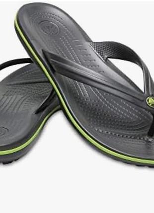 Жіночі в’єтнамки crocs crocband flip 11033-0a1 — розмір 38-39 (m6/w8)