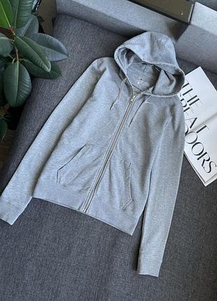 Сіра притілена зіпка зіп худі nike
