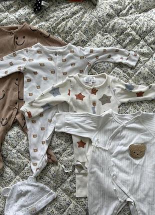Боді для новонароджених next, primark, 0-3 місяці, бавовна