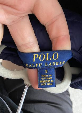 Куртка дитяча polo синя пух 4