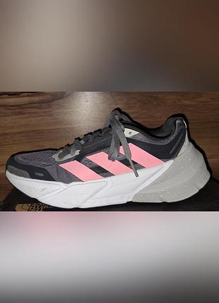 Кросівки жіночі adidas adistar 1 w сірі з рожевим, розмір uk 8.5