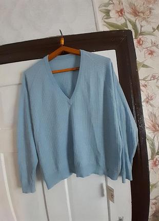 Новый джемпер нижняя в составе шерсть,gestrickter chic