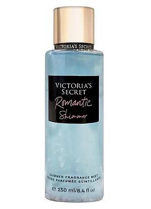 Парфюмированный спрей для тела с шиммером victorias secret romantic 250 мл