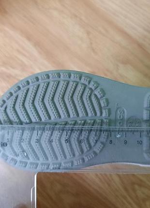 Чоботи дитячі crocs сірі, розмір 24-25 5