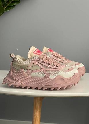 Кросівки off-white odsy 1000 pink