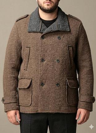 Department military italy пальто,жакет шерсть,xl.