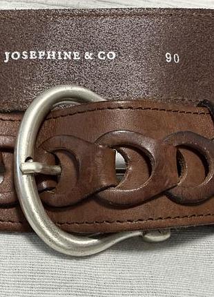 Шкіряний широкий ремінь josephine & co (нідерланди), розмір 90