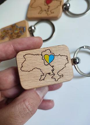 Брелокі із дерева / ukraine / handmade 🩵💛 3