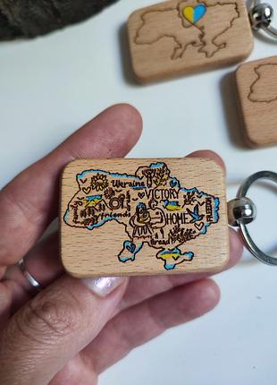Брелокі із дерева / ukraine / handmade 🩵💛 2