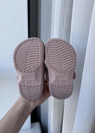 Шльопанці для дітей crocs рожеві 3