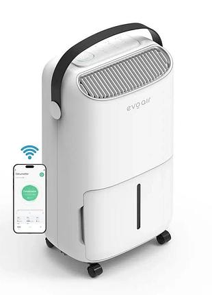 Осушитель воздуха evoair 30 м² novadry 12 smart, 12л/24 ч, ионизация воздуха, уф - обеззараживание, black