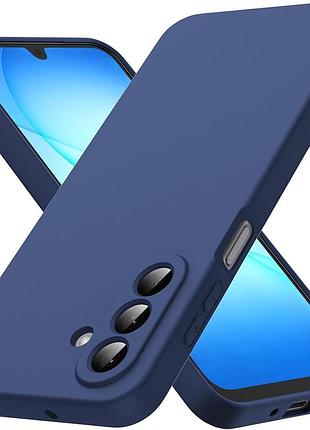 Чехол fiji full soft premium для samsung galaxy a27 5g (a276) противоударный бампер с микрофиброй dark blue