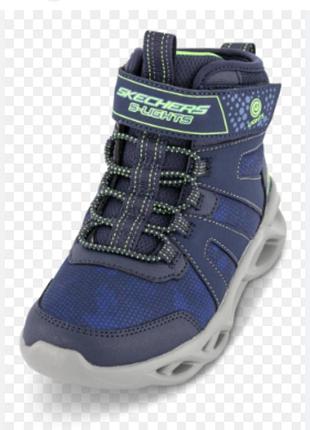 Оригiнальнi ботинки skechers на осень, р 29-30 (19 см)