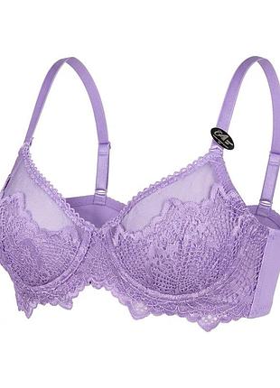 ✨💜 вишуканий бузковий бюстгальтер primark без поролону та пуш-ап (75a / 34a) 💎
