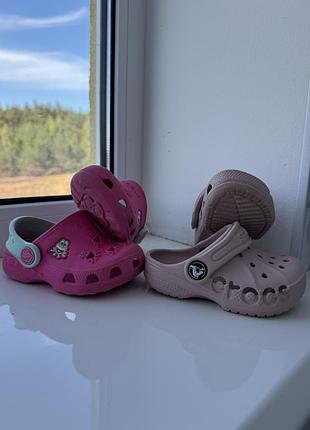 Крокси для дівчаток crocs та coqui 22/23