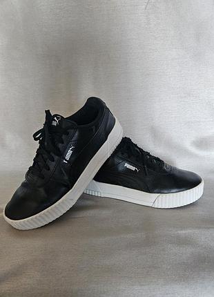 Кожаные кеды puma carina l 38-38.5-39 (на узкую ногу) нижняя