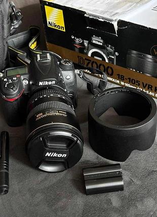 Фотоапарат nikon d7000 + об'єктив af-s nikkor 18-105 mm 1:3.5-5.6 g ed