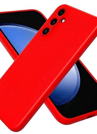 Чехол fiji full soft premium для samsung galaxy a35 5g (a356) противоударный бампер с микрофиброй red