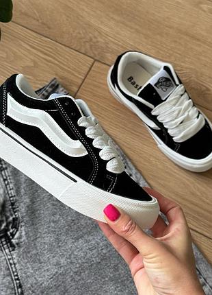 Кроссовки ванс для девочки и для мальчика vans черные 33