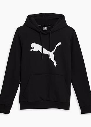 Світшот жіночий puma з логотипом, чорний