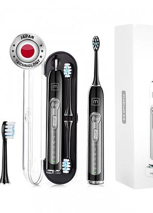 Ультразвуковая зубная щетка medica+ probrush 9.0 ultasonic black япония