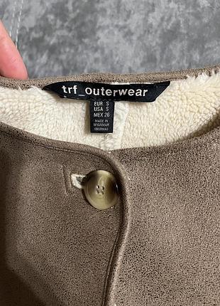 Дубленка пальто zara 4