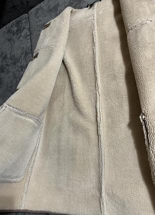 Дубленка пальто zara 5