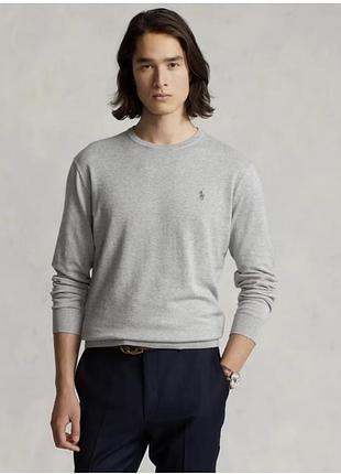 Сірий джемпер polo ralph lauren